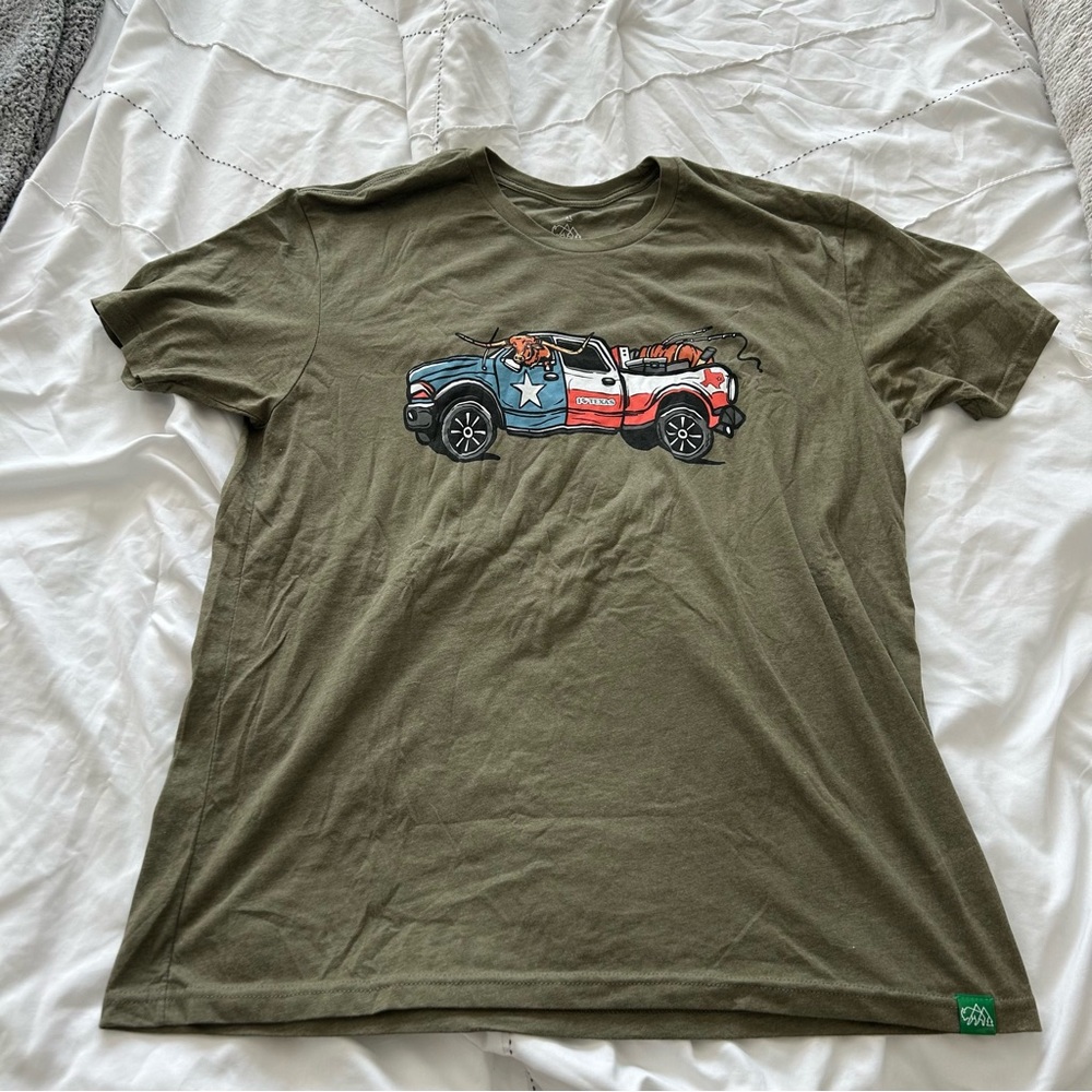 Texas Truck Longhorn Graphic T-Shirt